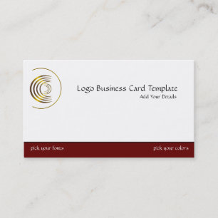 Gold Reiki Logo - Simple Crescent Reiki Logo Business Card