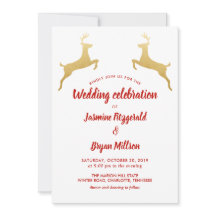 Gold Reindeer | Christmas | Wedding