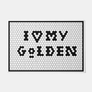 Gold Retriever Goldendoodle Dog Lover Doormat