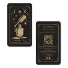 Gold Retro Celestial Tarot Nail artist QR Code