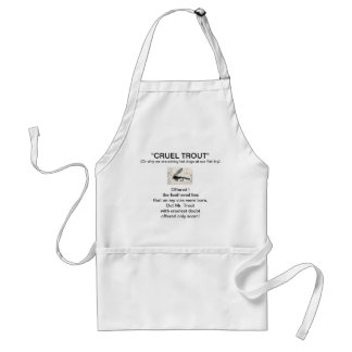 "Gold Ribbed Hare's Ear-Cruel Trout"  Apron