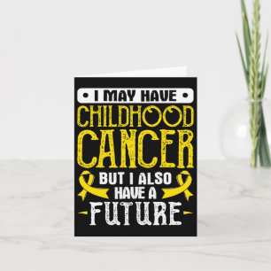 Gold Ribbon Childhood Cancer Awareness Card