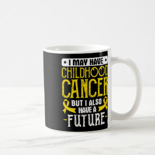 Gold Ribbon Childhood Cancer Awareness Coffee Mug