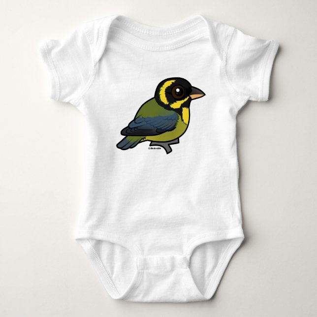 Gold-ringed Tanager Baby Bodysuit (Front)