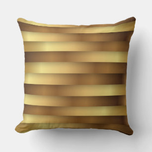 Gold Rings Decorative Pillow