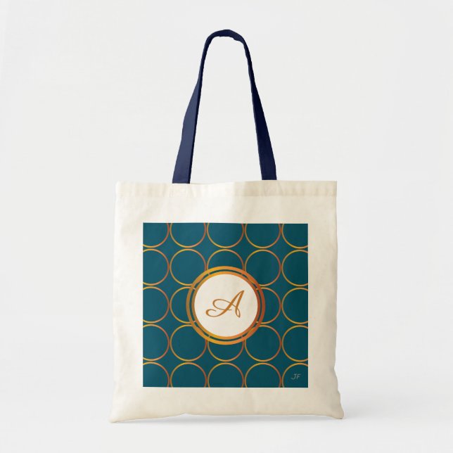 Gold rings tote bag (Front)