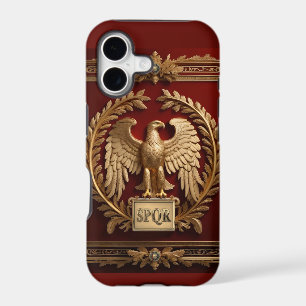 Gold Roman Imperial Eagle over Red No.4