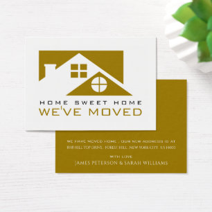 Gold Rooftop, Change of Address Card