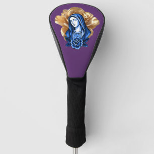 Gold Rose Blue Mother Mary Rich Deep Plum Faith Golf Head Cover