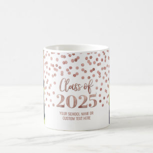 Gold Rose Class of 2025 Coffee Mug