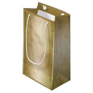 Gold Rose Marble Small Small Gift Bag