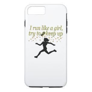 GOLD RUN LIKE A CHAMPION TRACK AND FIELD DESIGN iPhone 8 PLUS/7 PLUS CASE