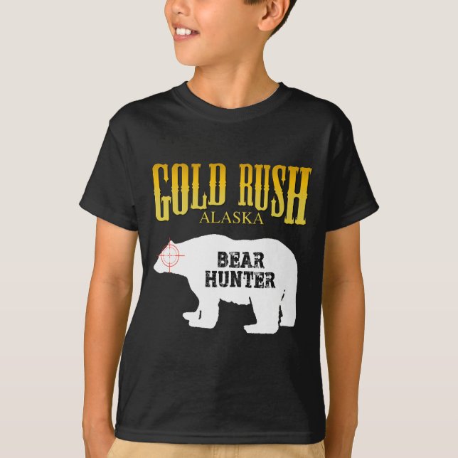 Gold Rush Bear Hunter T-Shirt (Front)