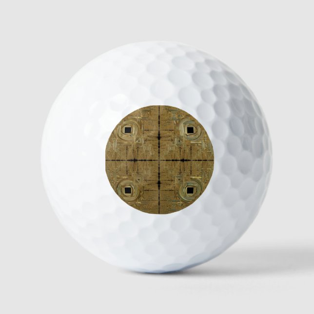 Gold Rush Golf Balls (Front)