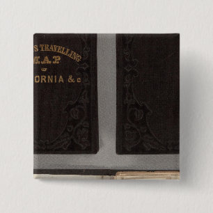 Gold Rush to California 15 Cm Square Badge