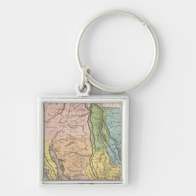 Gold Rush to California Key Ring (Front)