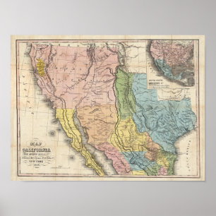 Gold Rush to California Poster