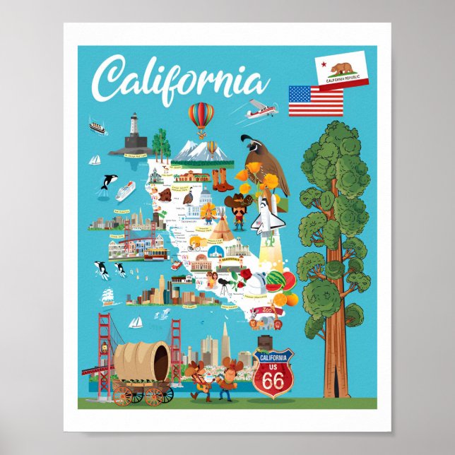 Gold Rush Travel Poster (Front)