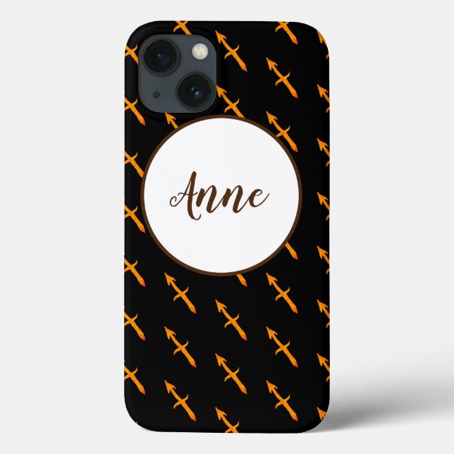 Gold Sagitarius Zodiac  Sign Case-Mate iPhone Case (Back)