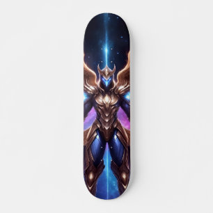Gold-Sand Alien Skate Skateboard
