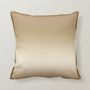 Gold Sateen Satin Shine Modern Glamour Glam Cushion