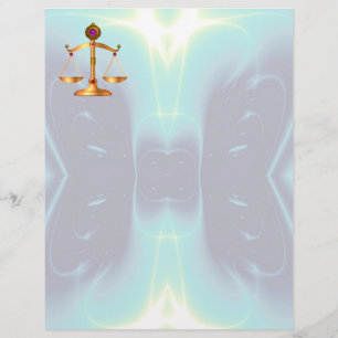 GOLD SCALES OF LAW WITH GEM STONES ,Justice Symbol