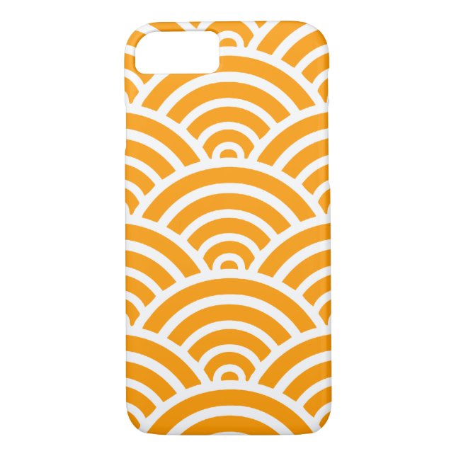 Gold Scallop Pattern Case-Mate iPhone Case (Back)