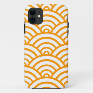 Gold Scallop Pattern iPhone 11 Case