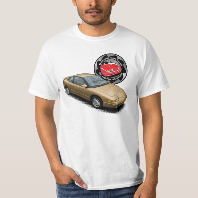 Gold SCCNA 1991 Saturn Coupe T-Shirt (Front)