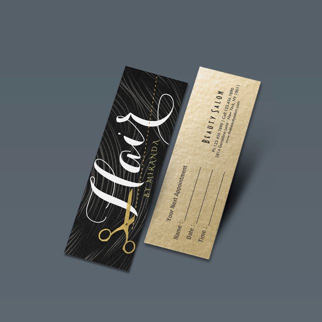 Gold Scissors Hair Salon Hairstylist Appointment (Creator Uploaded)