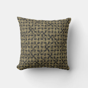 Gold Scratch Golden Modern Glamour Cushion