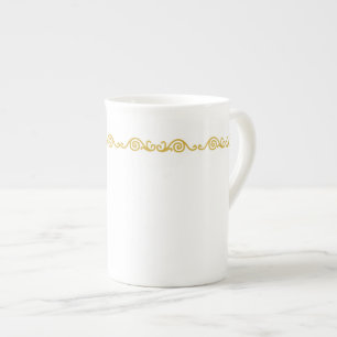 Gold Scroll Work Speciality Mug