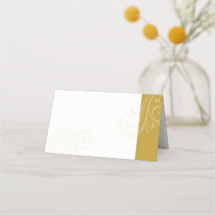Gold Seating Card, Caroline Wedding Collection Place Card
