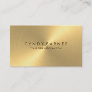 Gold Sheen Business Card
