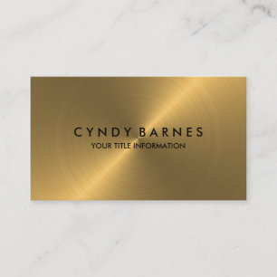 Gold Sheen Business Card