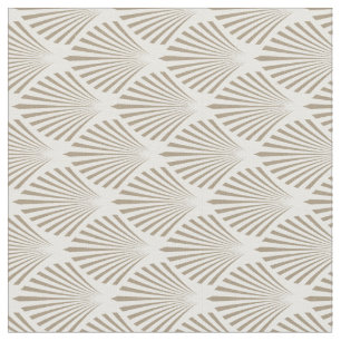 Gold Shell Pattern Fabric