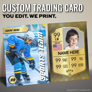 Gold Shield Hockey Trading Card Hockey Player Card