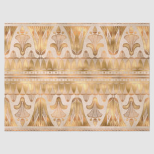 Gold Shimmer Art Deco Decoupage Tissue Paper