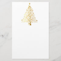 Gold Shimmer Christmas Tree