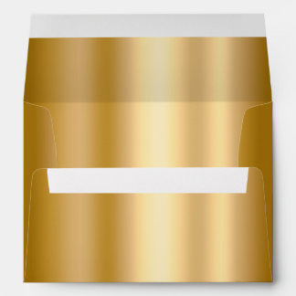 Gold Shimmer Gradient Foil Glam Envelope