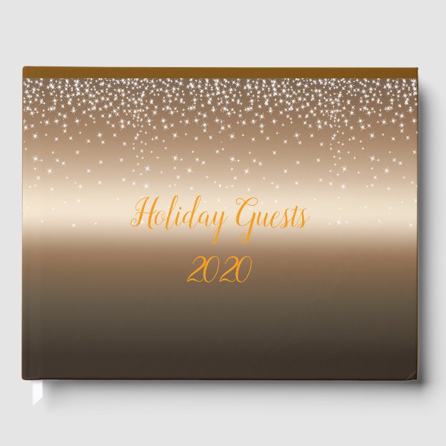 Gold Shimmer Guest Book (Front)