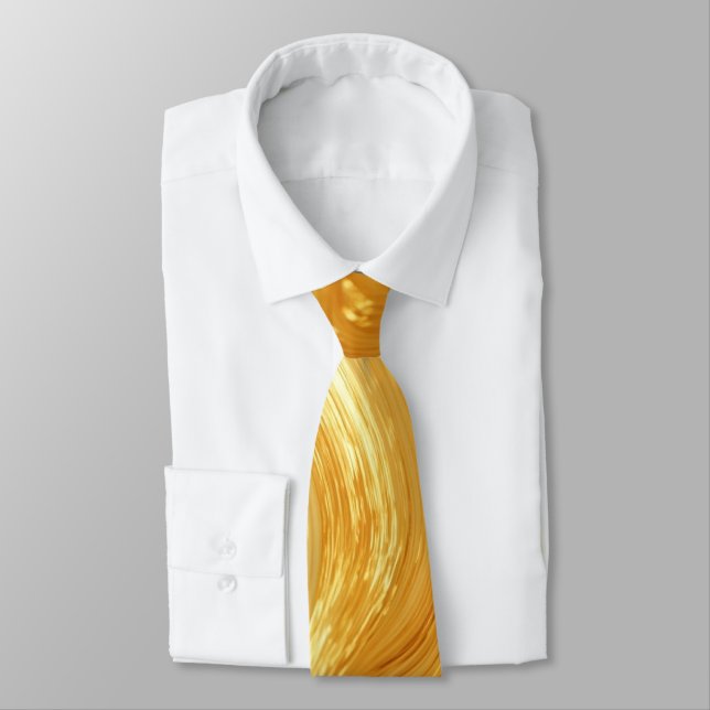 Gold shimmer tie (Tied)