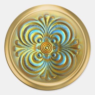 Gold Shiny Envelope Seal