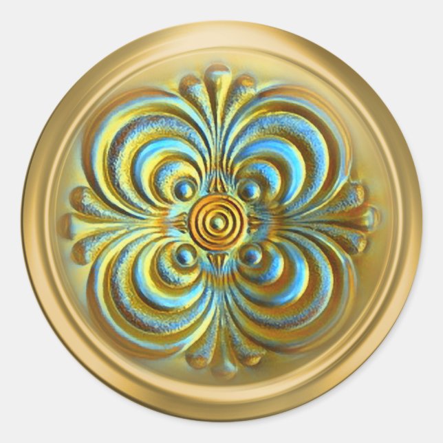 Gold Shiny Envelope Seal (Front)