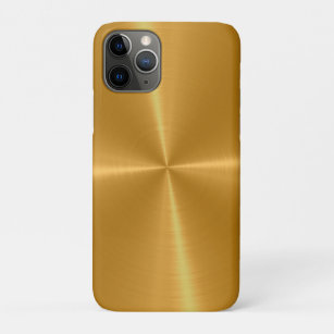 Gold Shiny Stainless Steel Metal Case-Mate iPhone Case