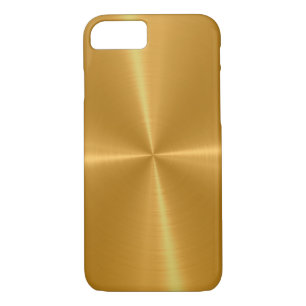 Gold Shiny Stainless Steel Metal iPhone 8/7 Case