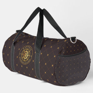 Gold Ship Wheel Duffle Bag