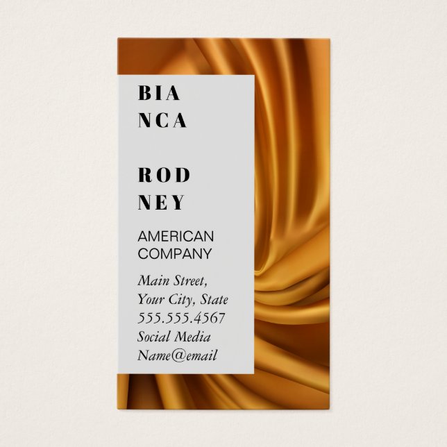 Gold Silk Fabric Bunched Up (Front)