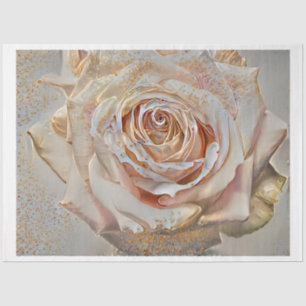 Gold Silk Simple Unique Rose Art Dream Tissue Paper