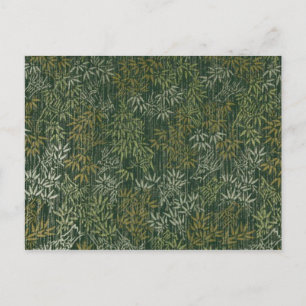 Gold & Silver Bamboo Postcard